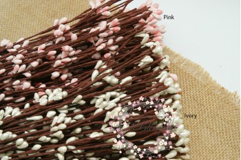 Floral wire with Pips Berry BROWN Stem (40cm) DIY Floral crown